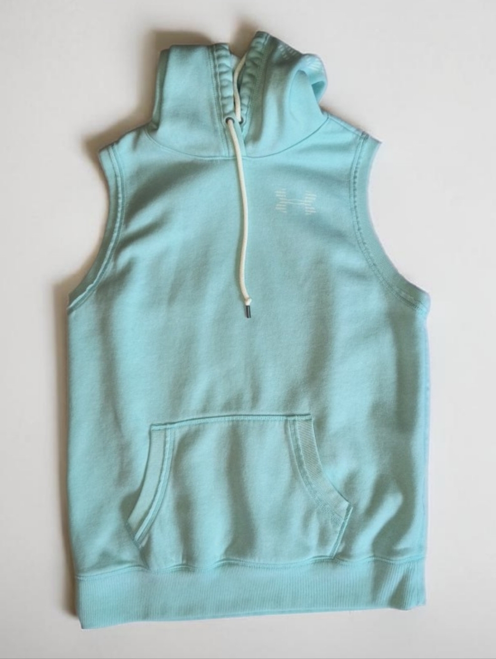 Under Armour Loose Fit Light Blue W-Med Sleeveless Hoodie